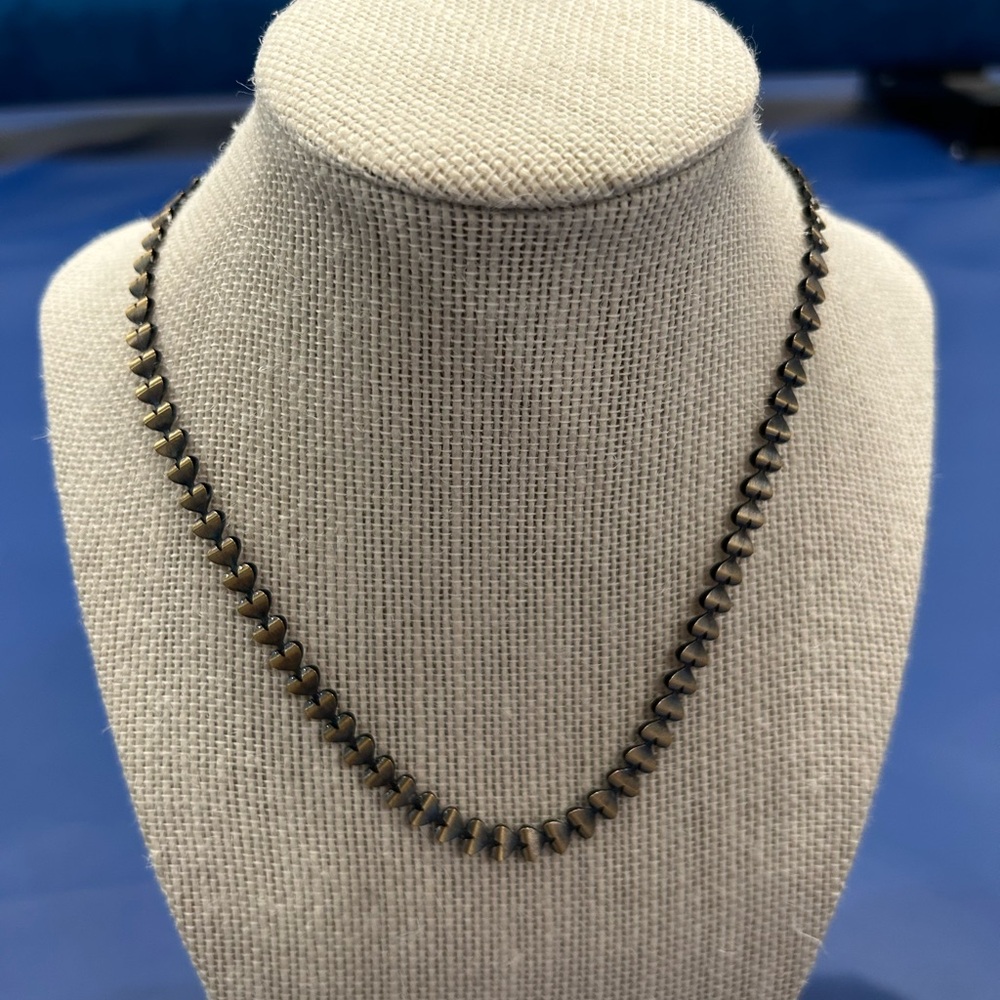 Sabika Sustainable luxury heart chain necklace